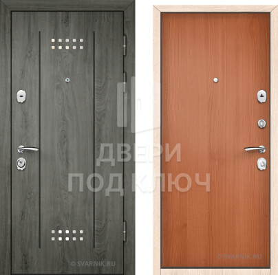 Трехконтурная входная металлическая дверь в коттедж ДПК-8833