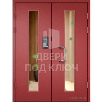 Подъездная дверь с напылением порошковой краской ДПК-13847